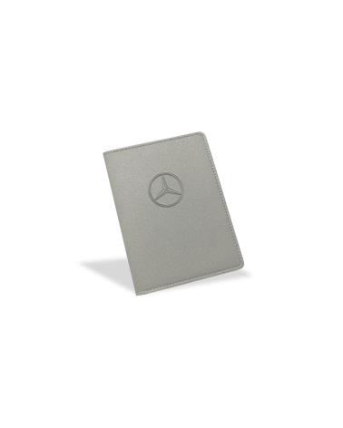 Porte carte grise similicuir Basic - Gris