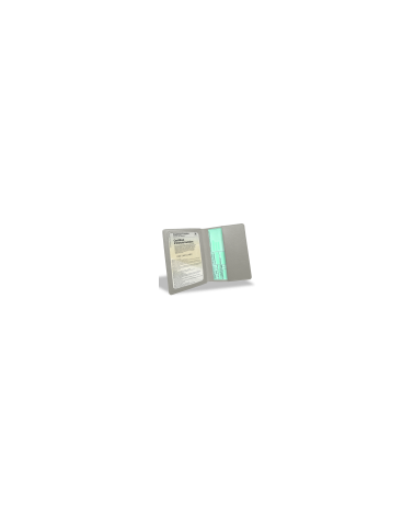 Porte carte grise similicuir Basic - Gris