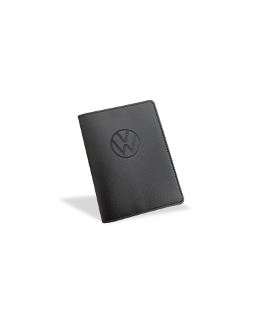 Porte carte grise similicuir Basic - Noir