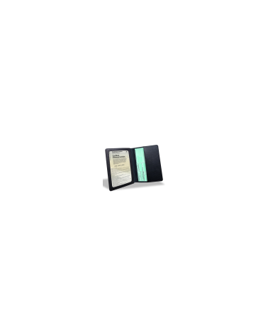 Porte carte grise similicuir Basic - Noir