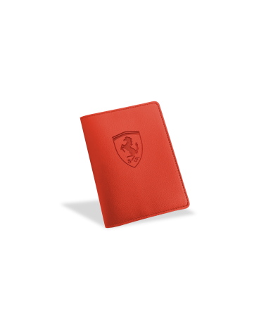 Porte carte grise similicuir Basic - Rouge